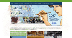 Desktop Screenshot of festivaletteraturadiviaggio.it