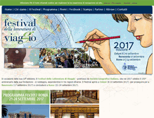 Tablet Screenshot of festivaletteraturadiviaggio.it